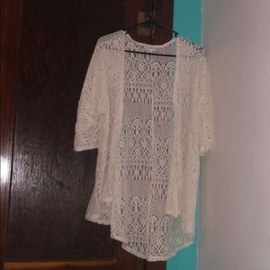 Offwhite LulaRoe Shirley sz Lg